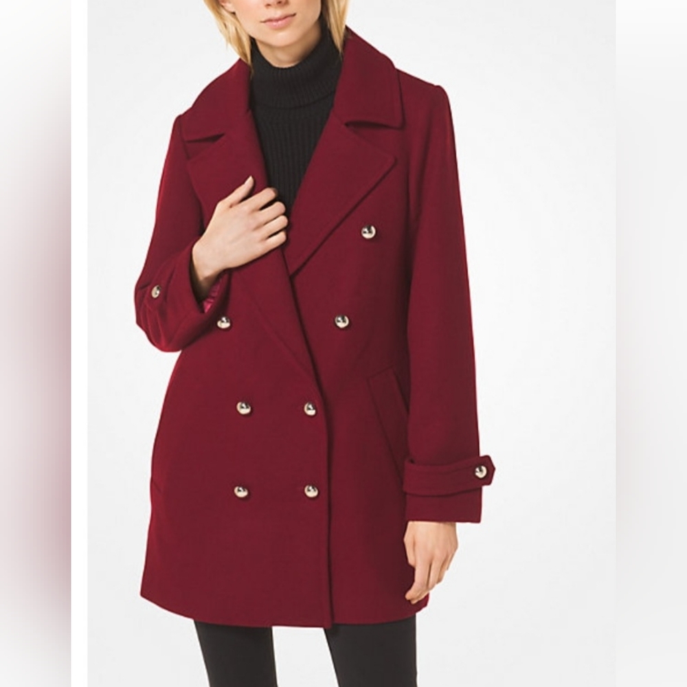 Michael Kors black coat size 2